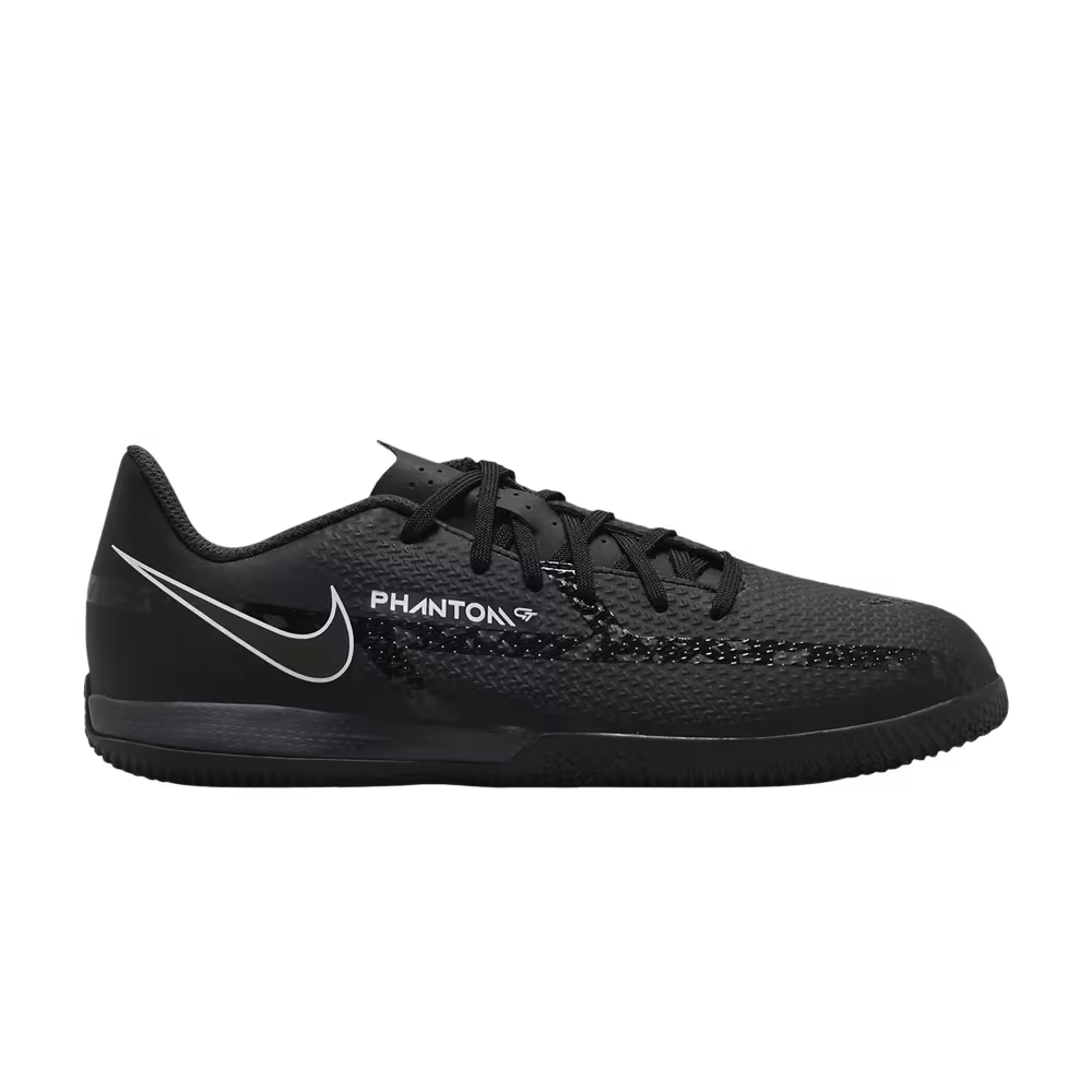 Nike Phantom GT2 Academy IC GS Black Dark Smoke Grey