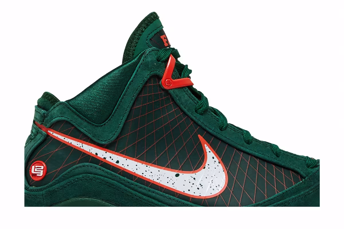 Florida A&M University x Nike LeBron 7 Rattlers - Gorge Green, view 3