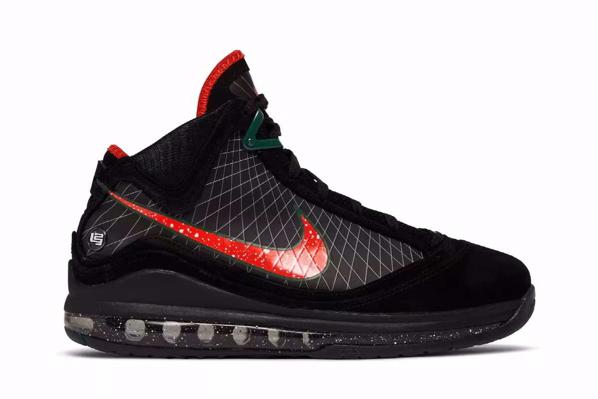 Men's Florida A&M University x Nike LeBron 7 Rattlers, view 2