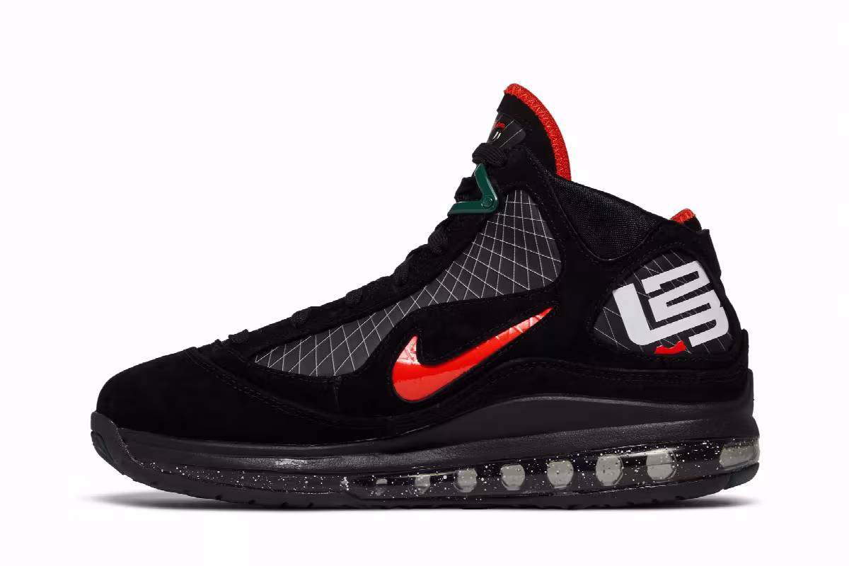 Men's Florida A&M University x Nike LeBron 7 Rattlers, view 4