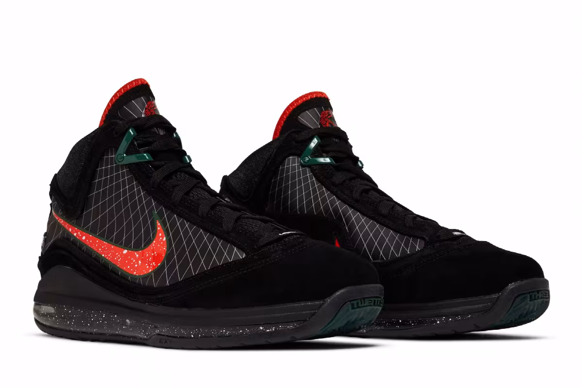 Men's Florida A&M University x Nike LeBron 7 Rattlers, view 9