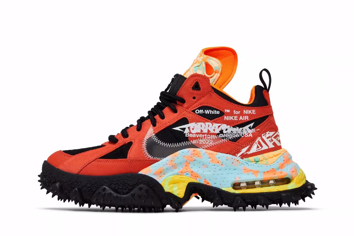 Off-White x Nike Air Terra Forma Mantra Orange, view 4