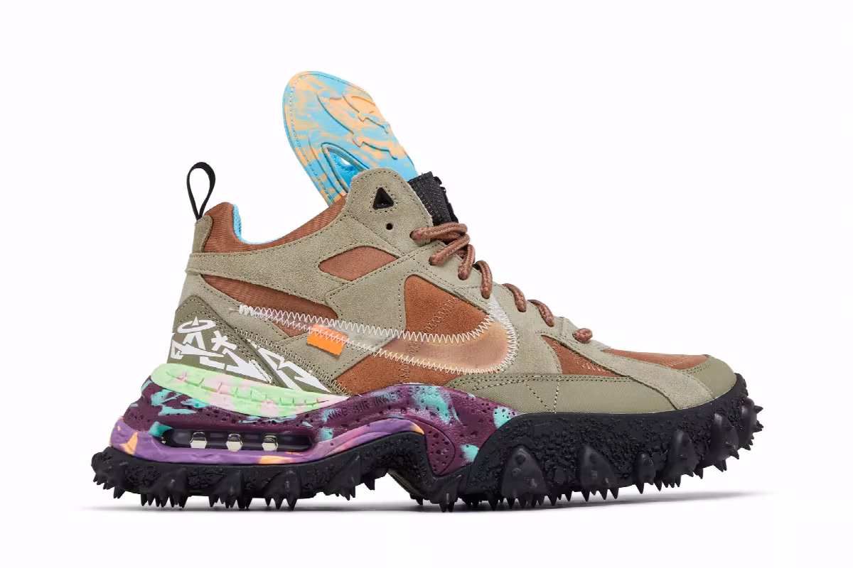 Off-White x Nike Air Terra Forma Archaeo Brown, view 2