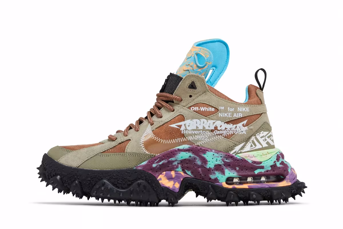 Off-White x Nike Air Terra Forma Archaeo Brown, view 4