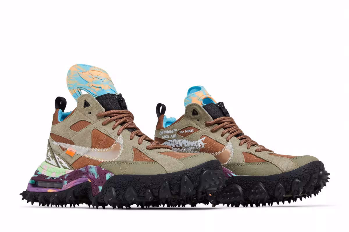 Off-White x Nike Air Terra Forma Archaeo Brown, view 9