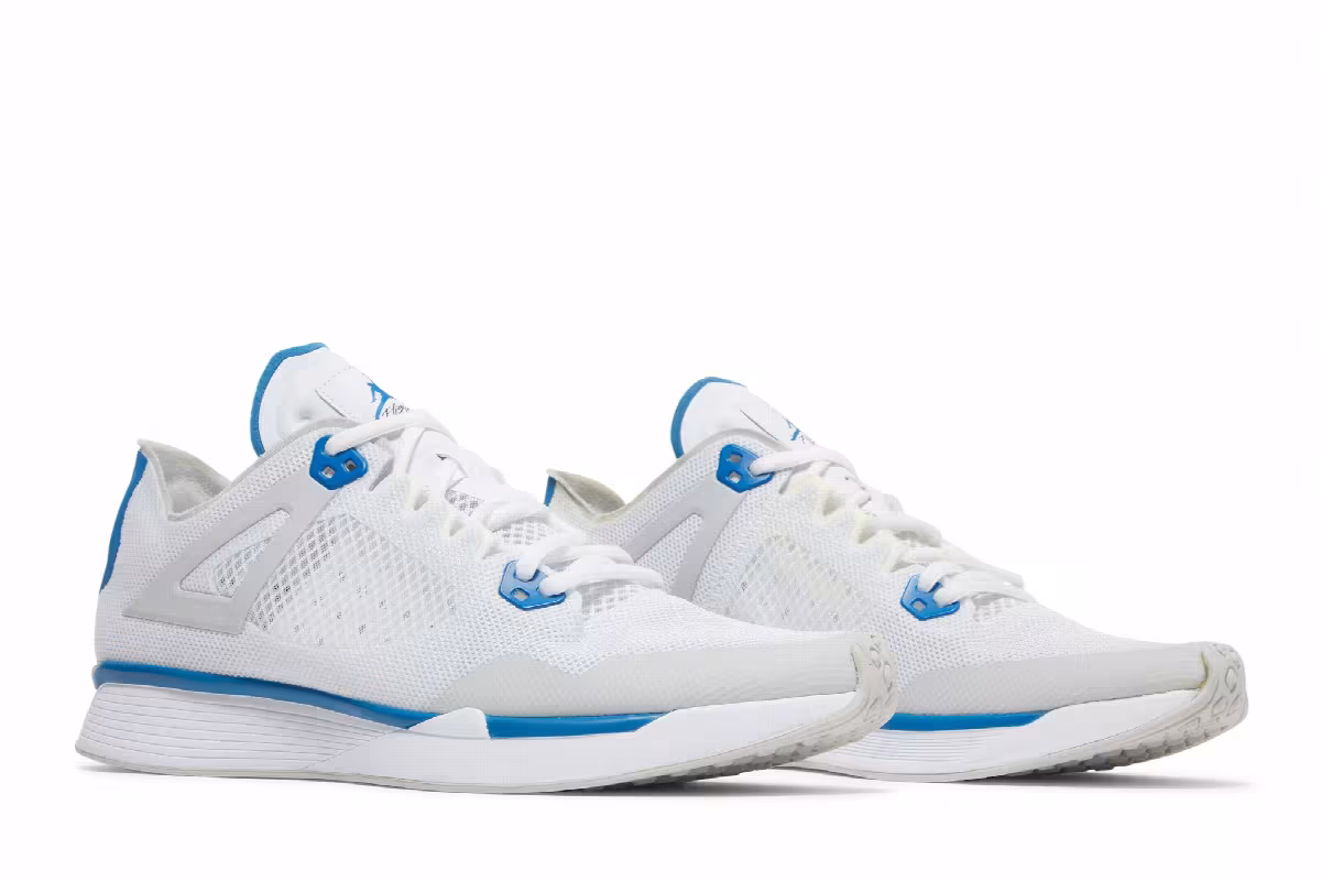 Air Jordan 89 Racer White Military Blue, view 9