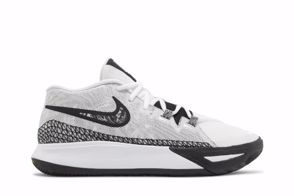 Nike Kyrie Flytrap 6 White Black, view 2