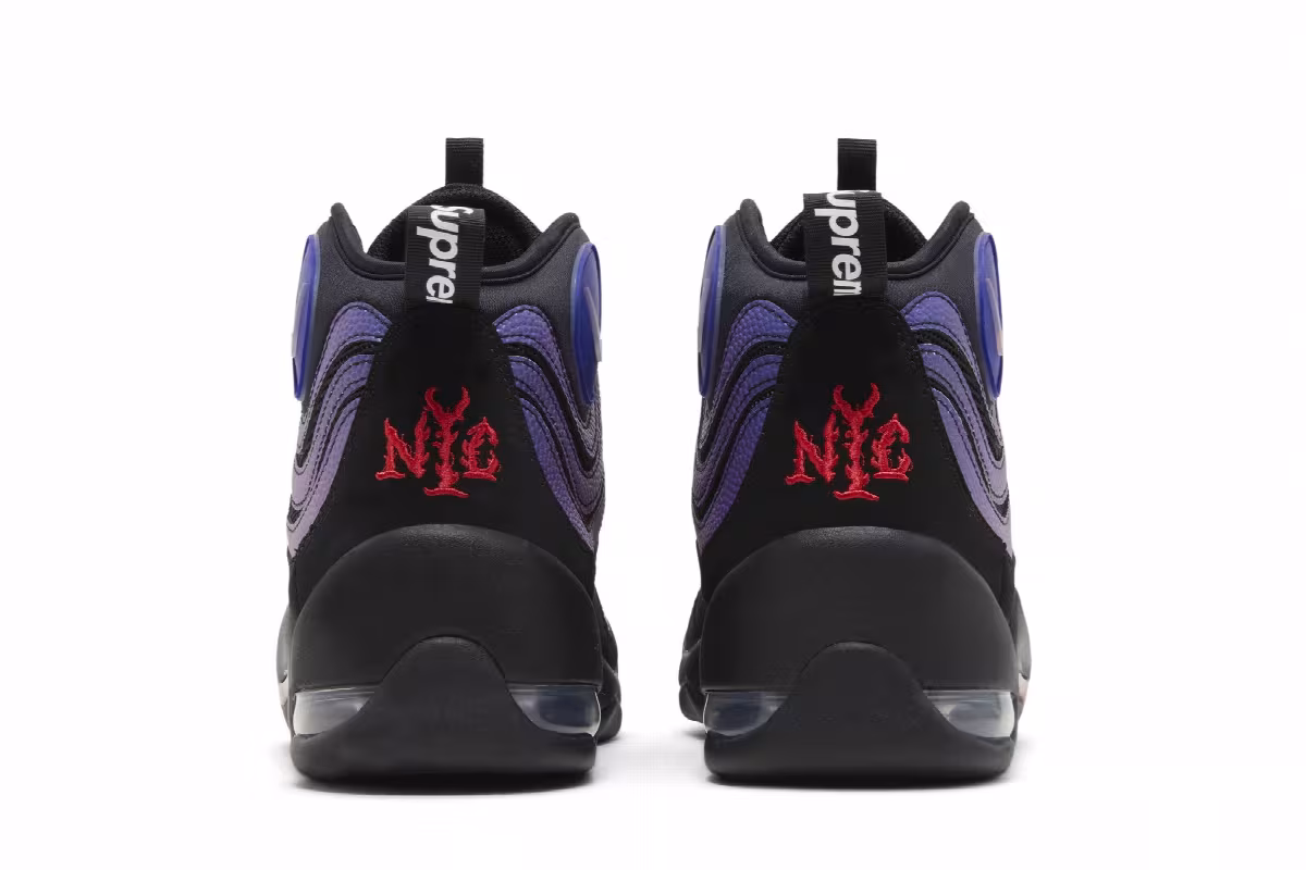 Supreme x Nike Air Bakin Black Gradient, view 7