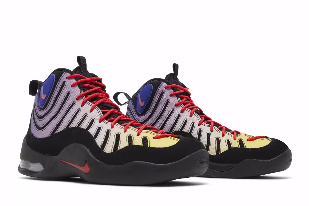 Supreme x Nike Air Bakin Black Gradient, view 9