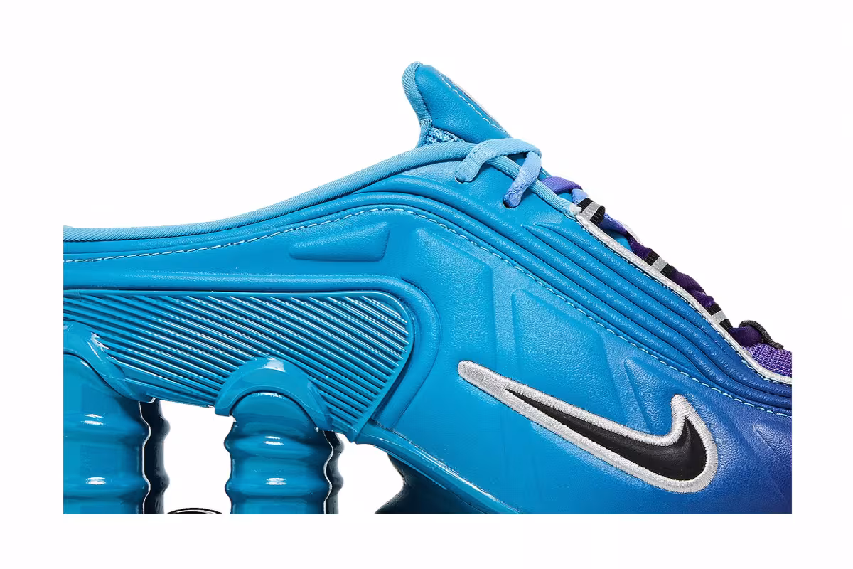 Martine Rose x Nike Women's Shox Mule MR4 Scuba Blue, view 3