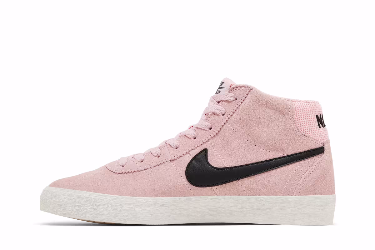 Nike Women's Bruin High SB Medium Soft Pink, view 4
