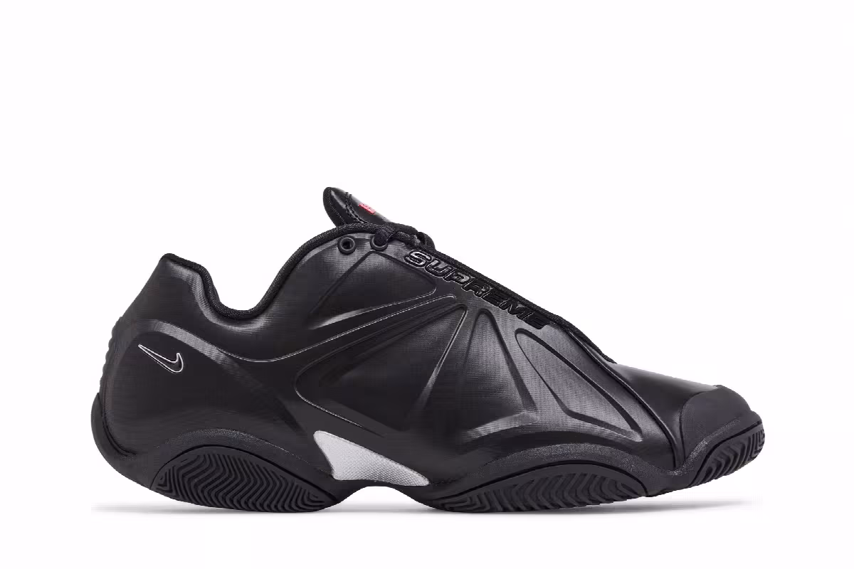 Supreme x Nike Air Zoom Courtposite Black, view 2