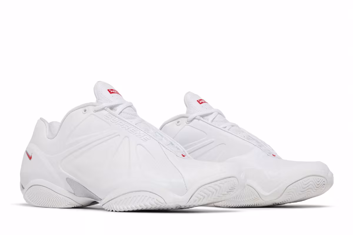 Supreme x Nike Air Zoom Courtposite White, view 9