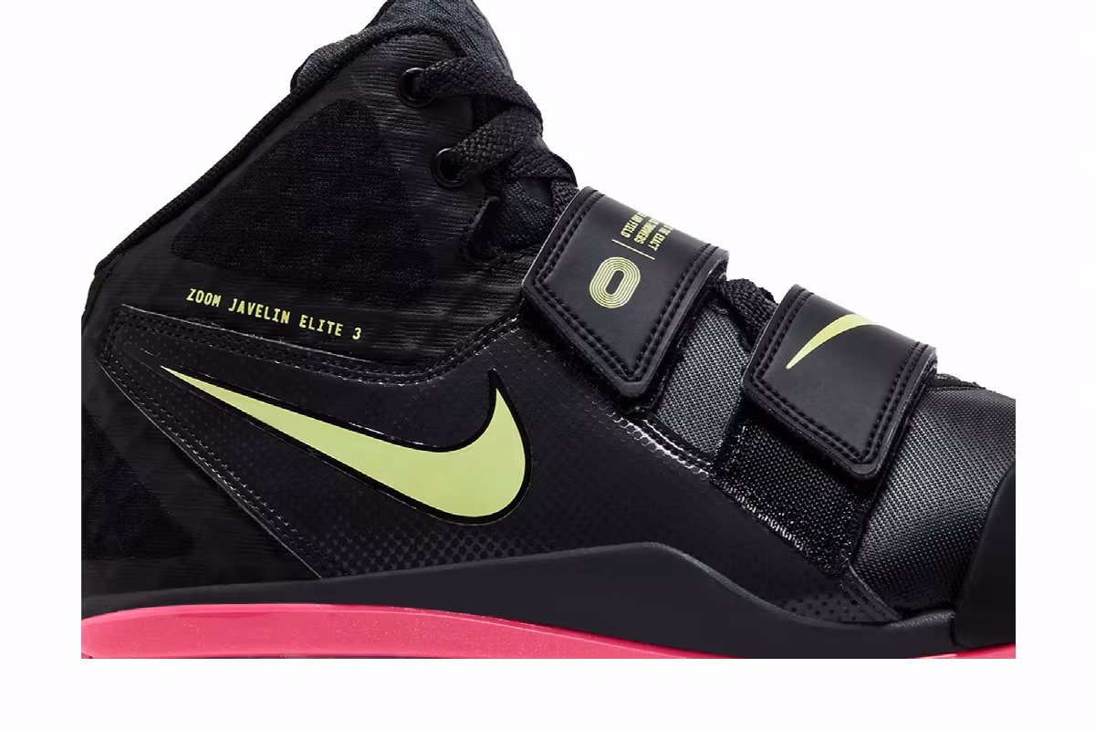 Nike Zoom Javelin Elite 3 Black Fierce Pink, view 3