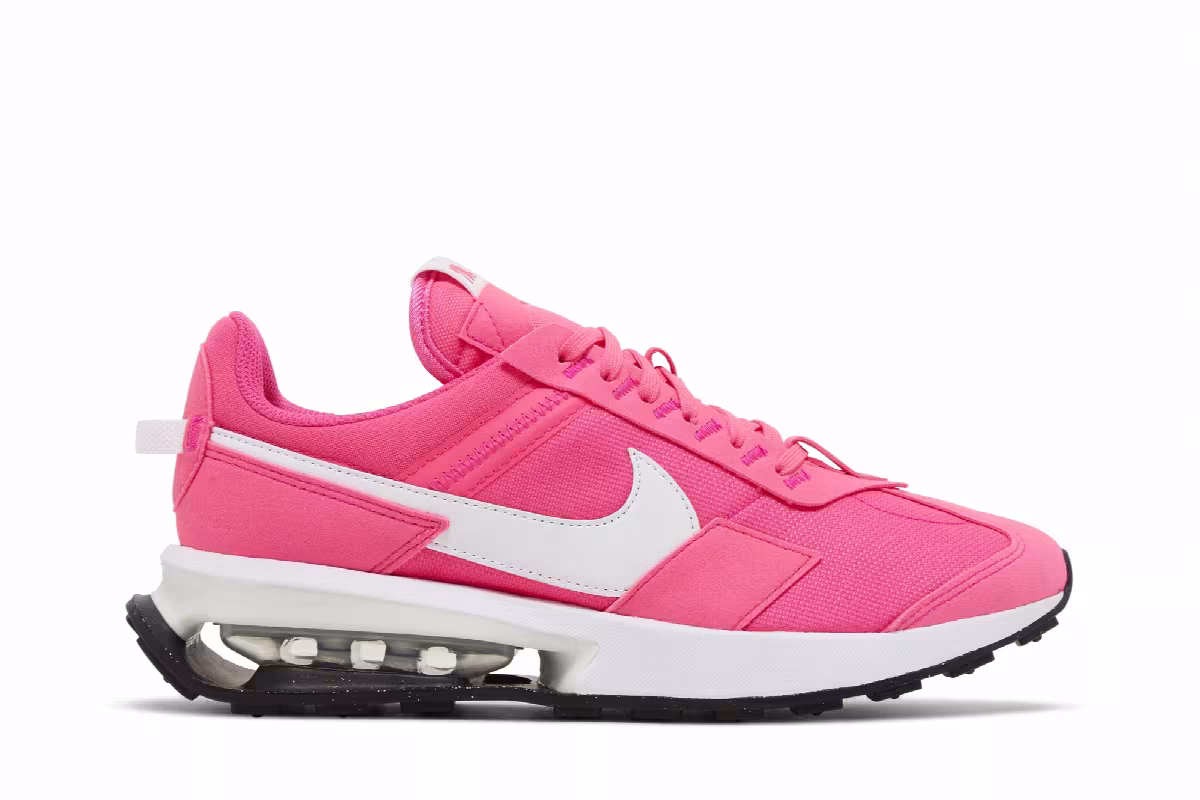 Nike Women's Air Max Pre-Day Hyper Pink Metallic Silver, view 2