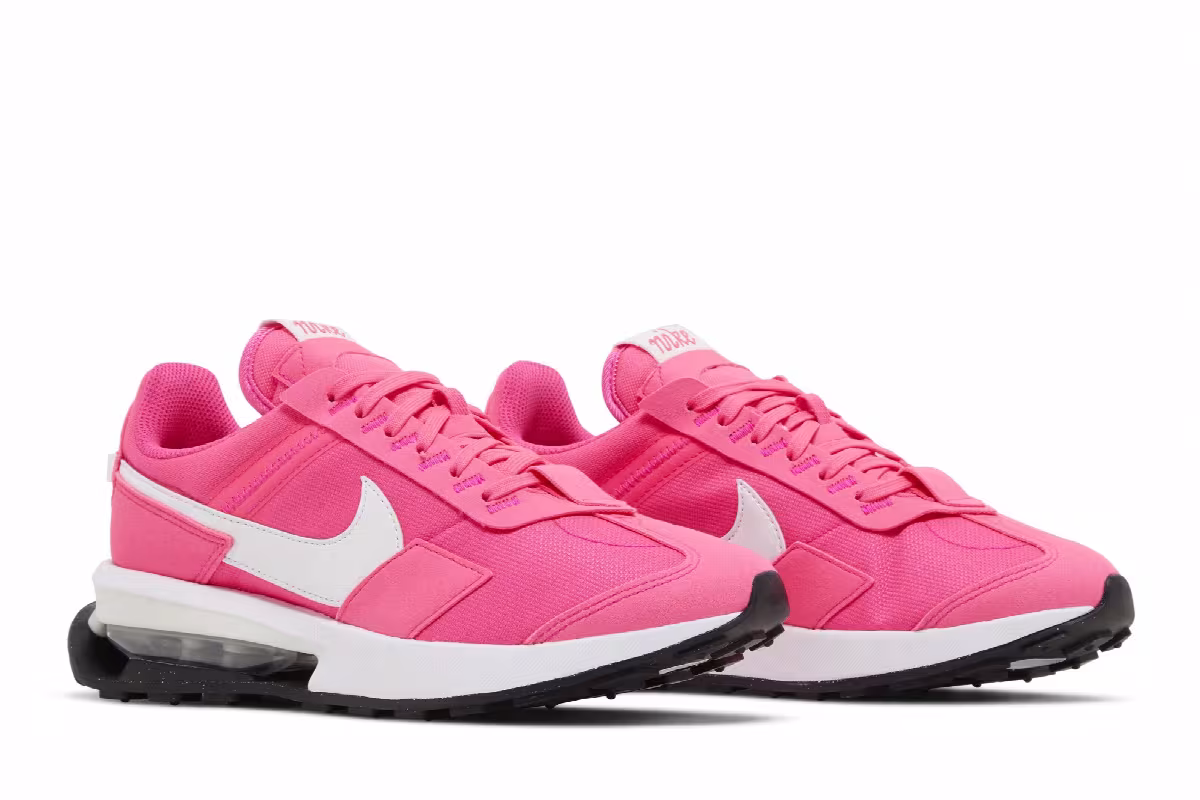Nike Women's Air Max Pre-Day Hyper Pink Metallic Silver, view 9