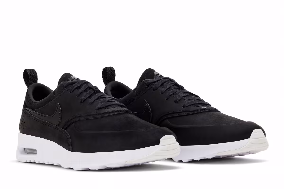 Nike Women's Air Max Thea Premium Black Anthracite, view 9