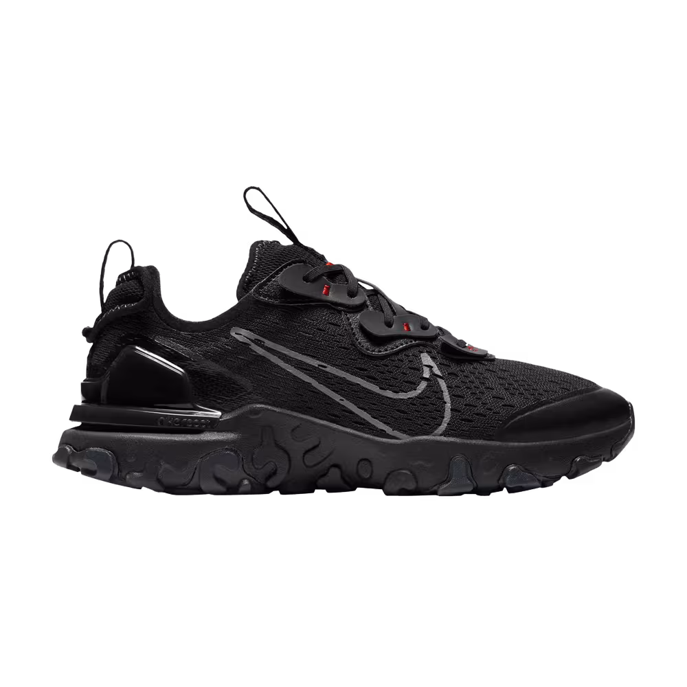 Nike React Vision GS Black Smoke Grey