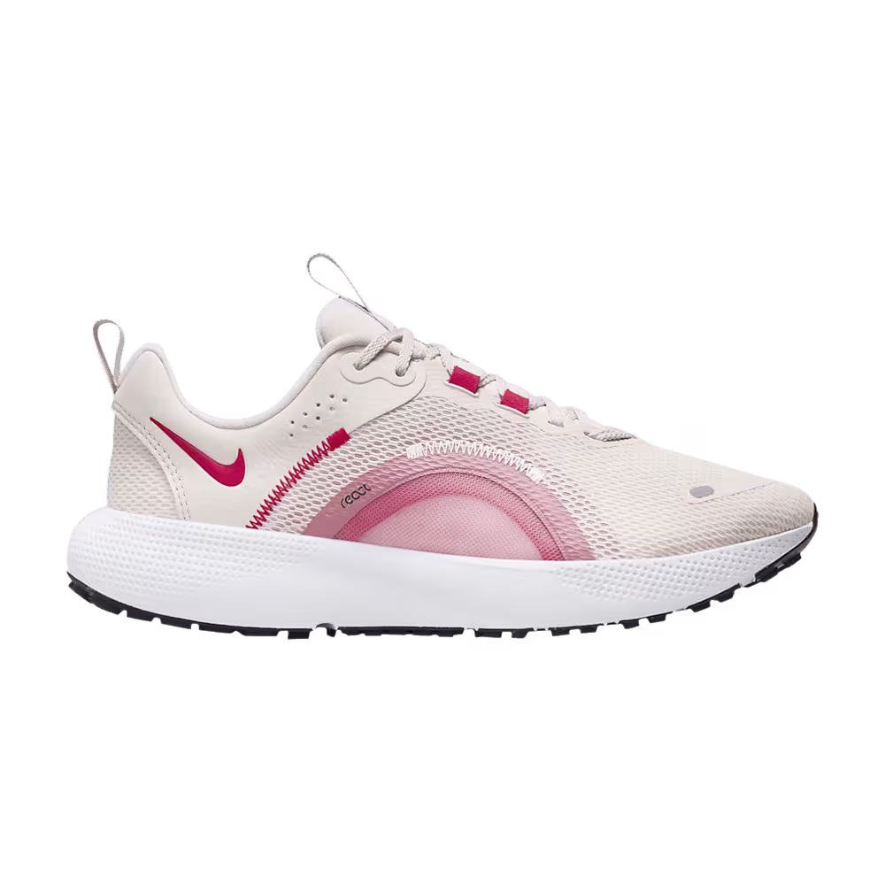 Nike Women's React Escape Run 2 Light Orewood Brown Desert Berry