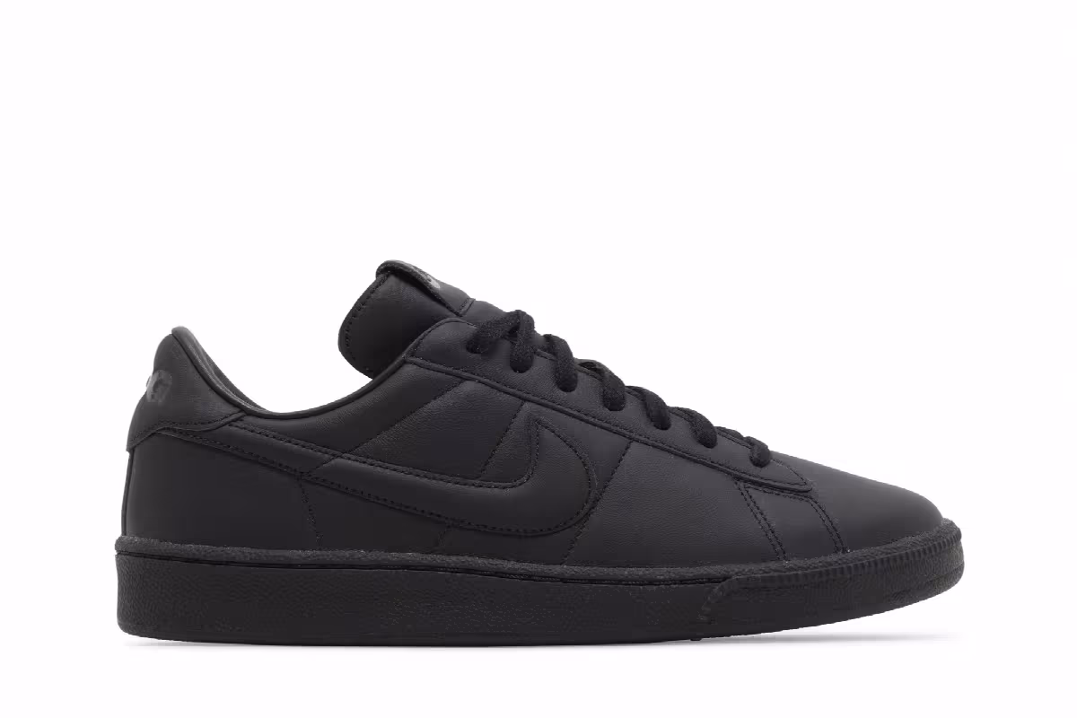 BLACK Comme des Garçons x Nike Tennis Classic Black, view 2