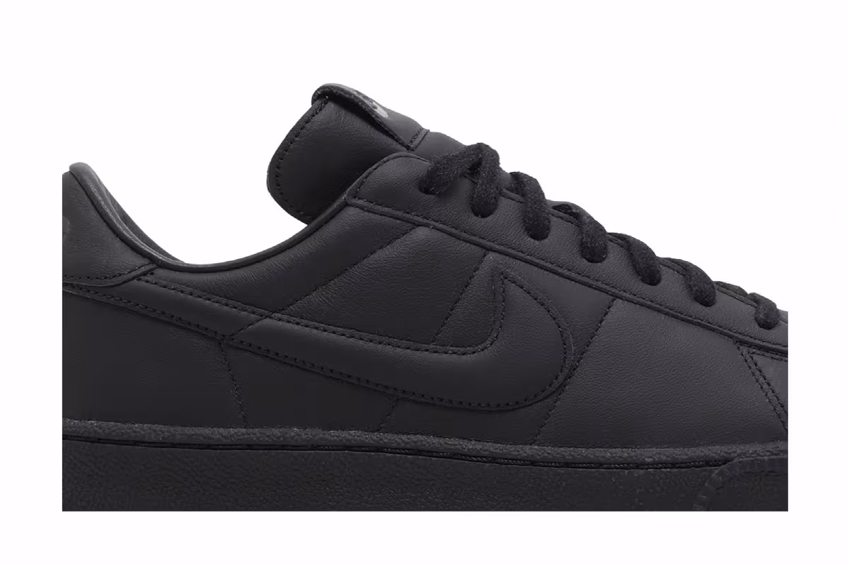 BLACK Comme des Garçons x Nike Tennis Classic Black, view 3