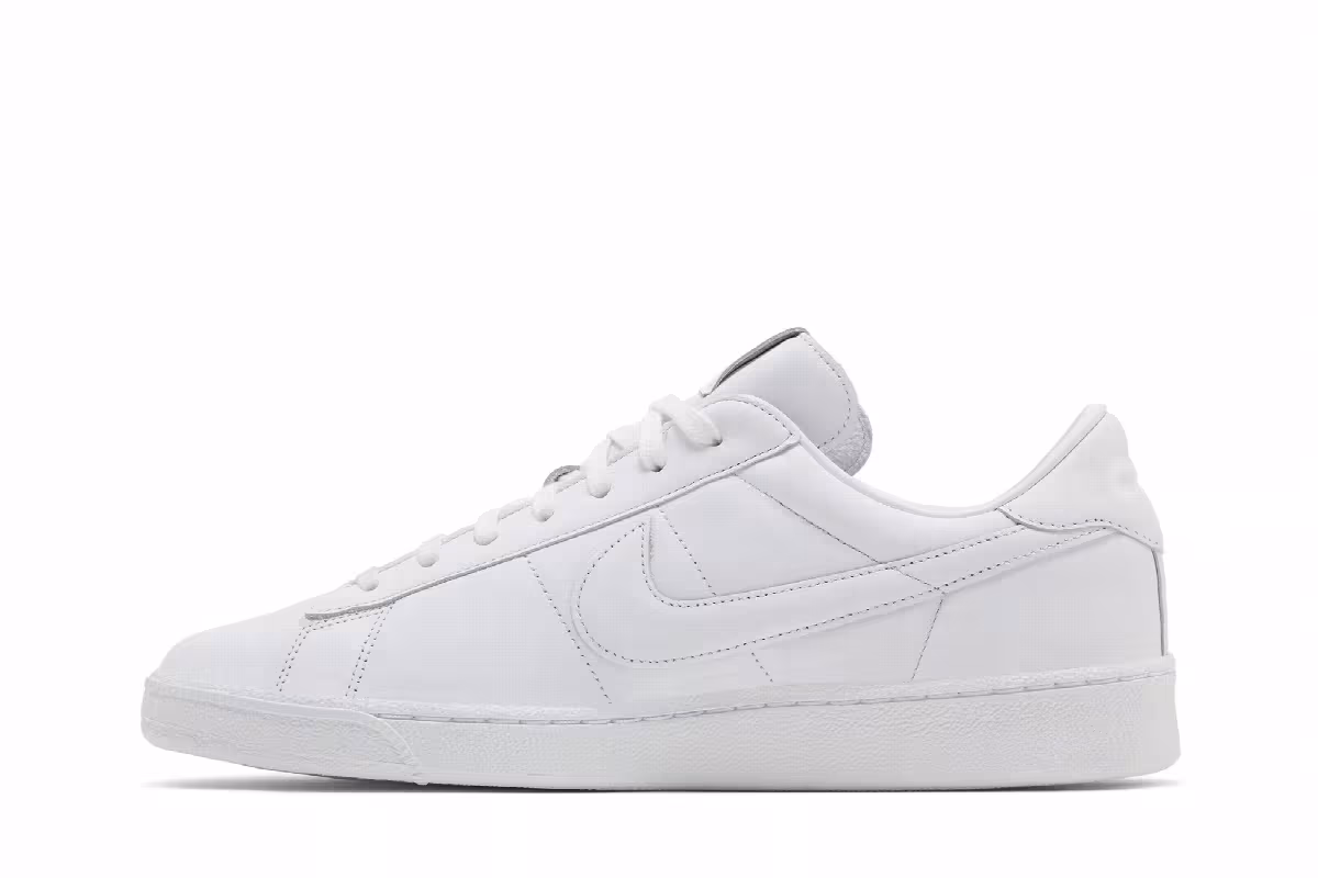 BLACK Comme des Garçons x Nike Tennis Classic White, view 4