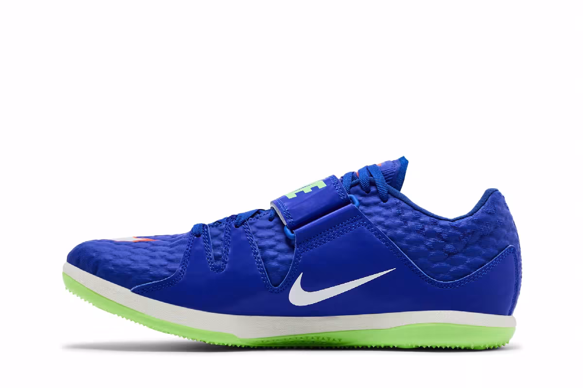Nike High Jump Elite Racer Blue Lime Blast, view 4
