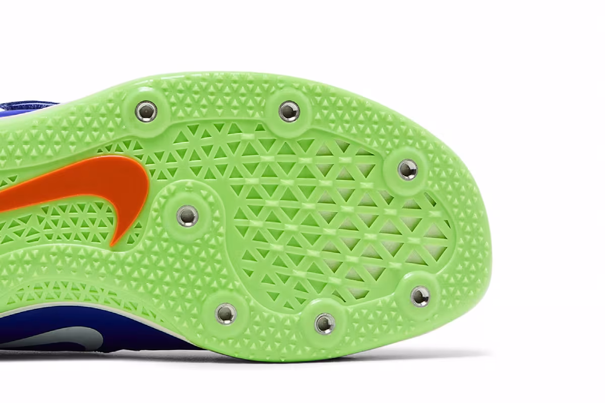 Nike High Jump Elite Racer Blue Lime Blast, view 6