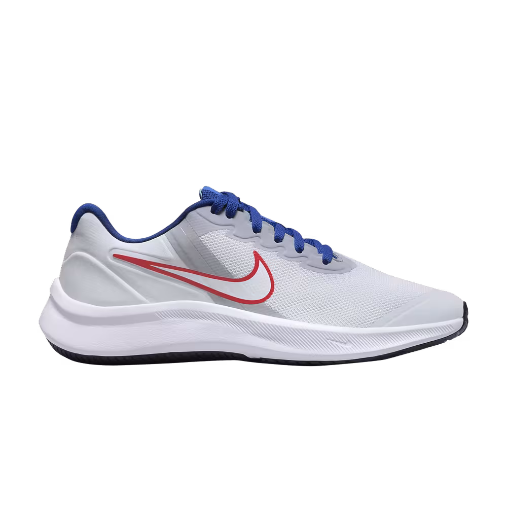 Nike Star Runner 3 GS Platinum Crimson Royal