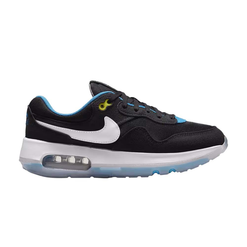 Nike Air Max Motif GS Black Blue Lightning