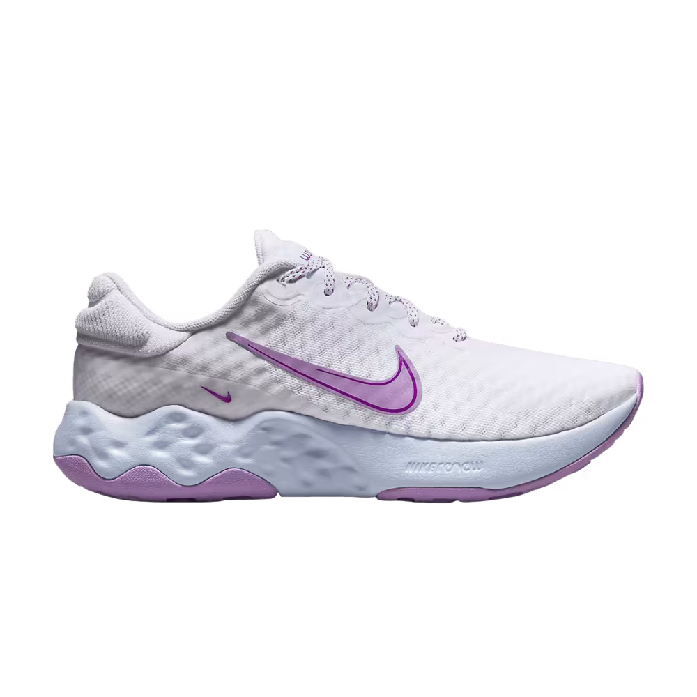 Nike Women's Renew Ride 3 White Rush Fuchsia