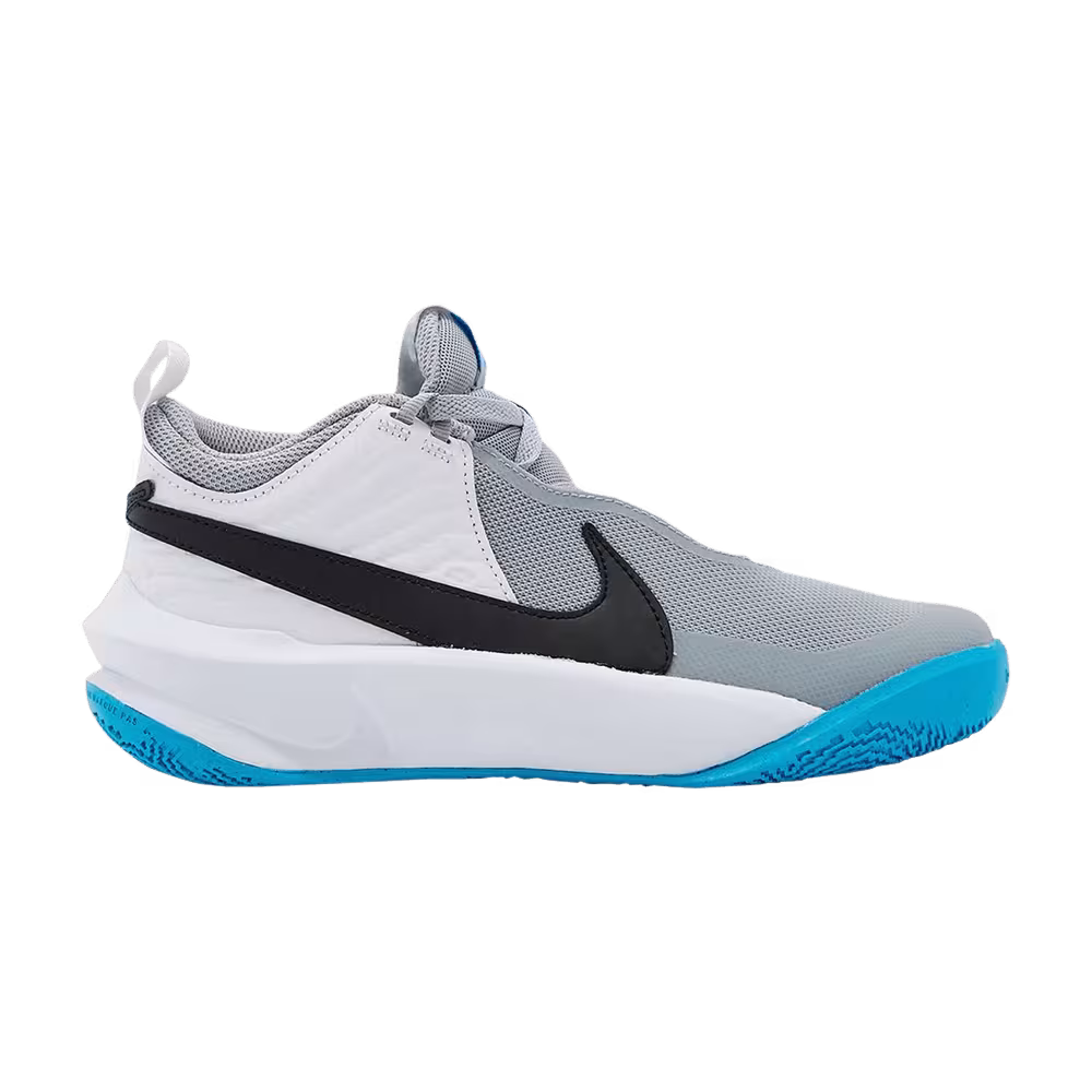 Nike Team Hustle D10 GS Grey Blue Lightning