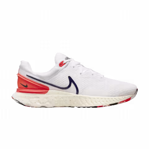 Nike React Miler 3 'White Bright Crimson Obsidian'