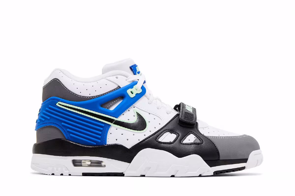 Nike Air Trainer 3 GS Smoke Grey Game Royal, view 2
