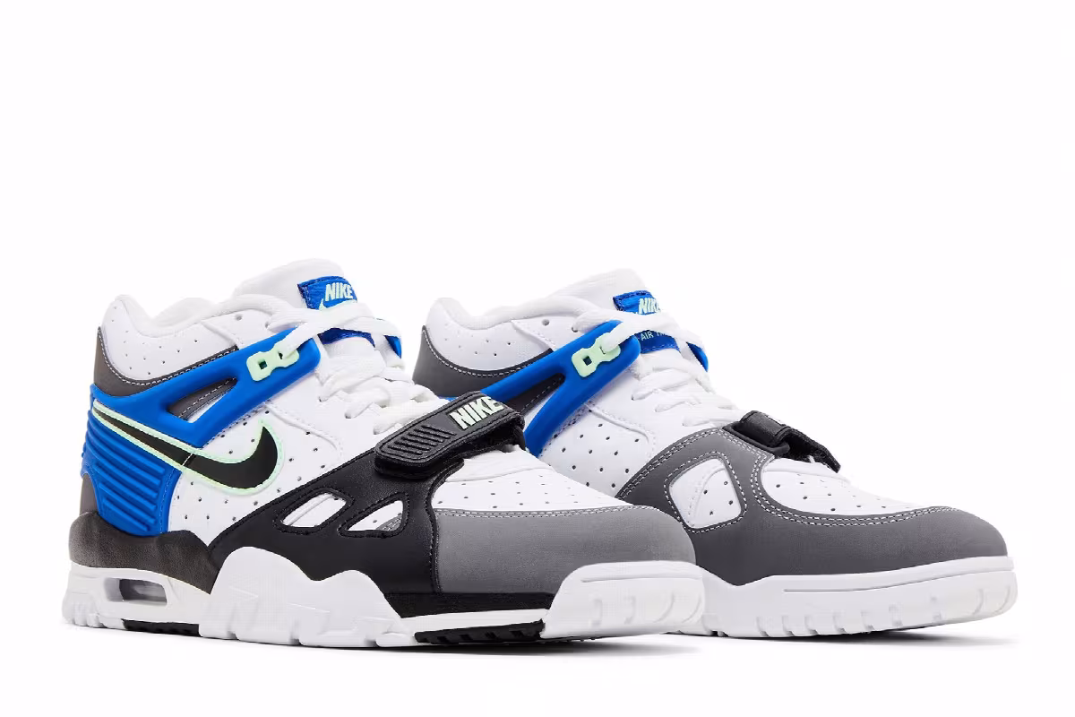 Nike Air Trainer 3 GS Smoke Grey Game Royal, view 9