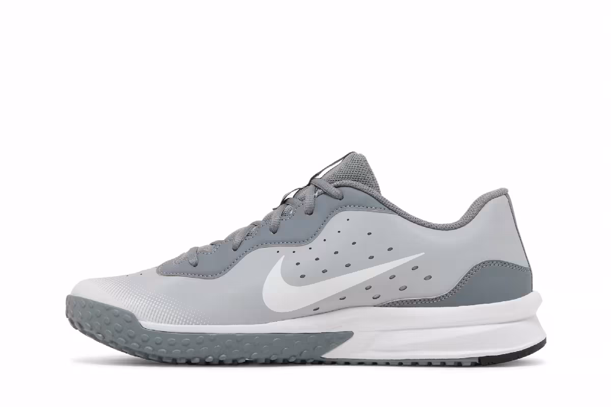 Nike Alpha Huarache Varsity 4 TF Wolf Grey, view 4