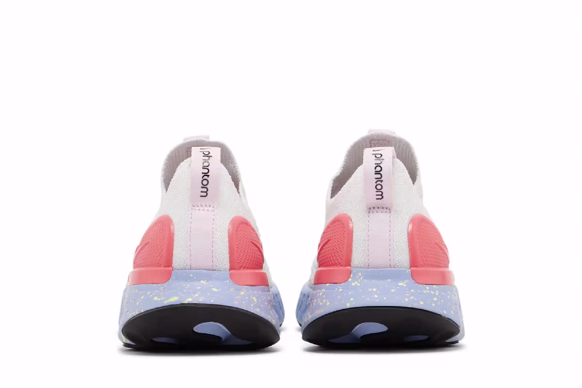 Nike Women's React Phantom Run Flyknit 2 Confetti, view 7