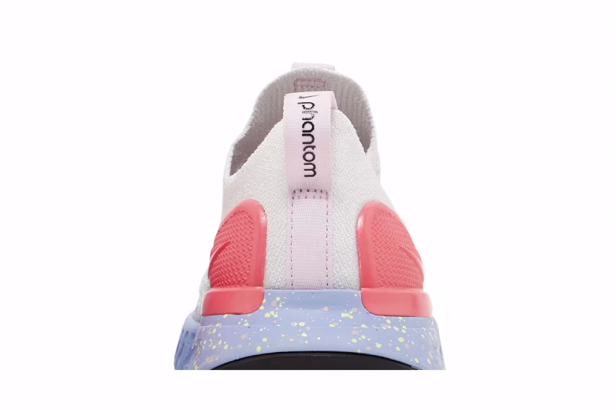 Nike Women's React Phantom Run Flyknit 2 Confetti, view 8