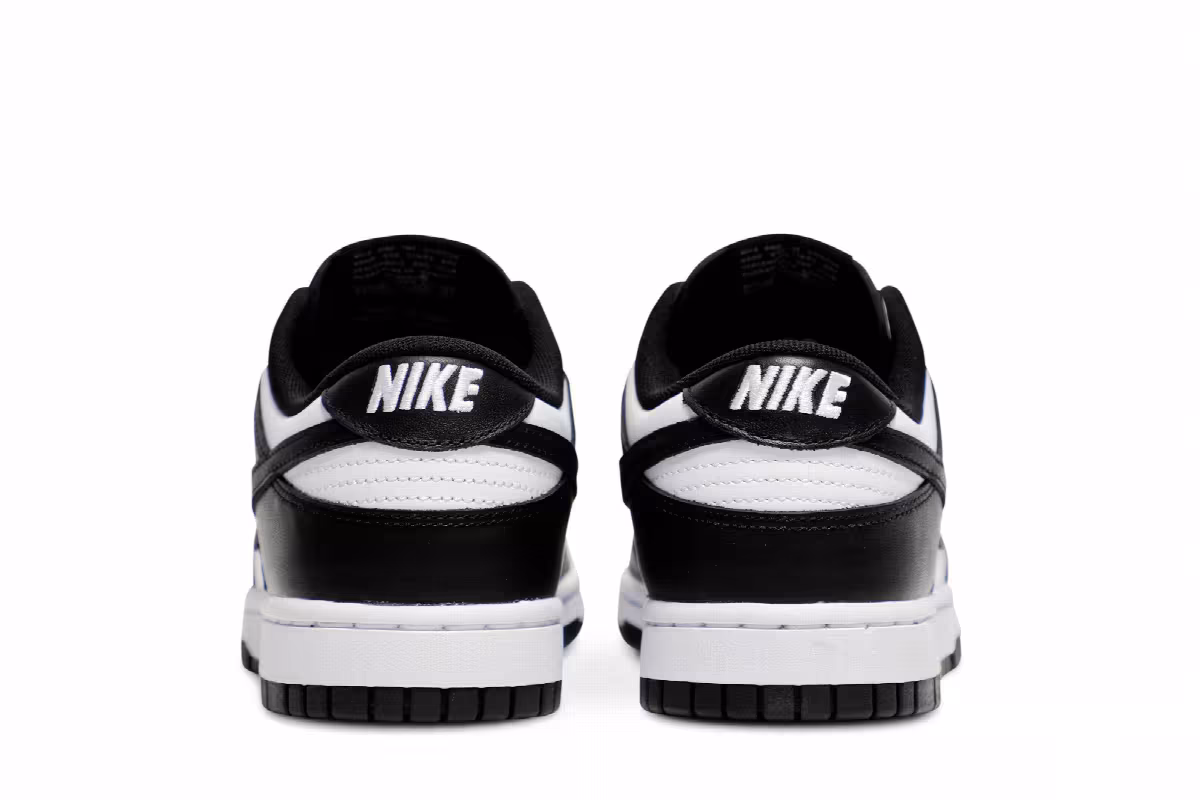 Nike Dunk Low Black White, view 7