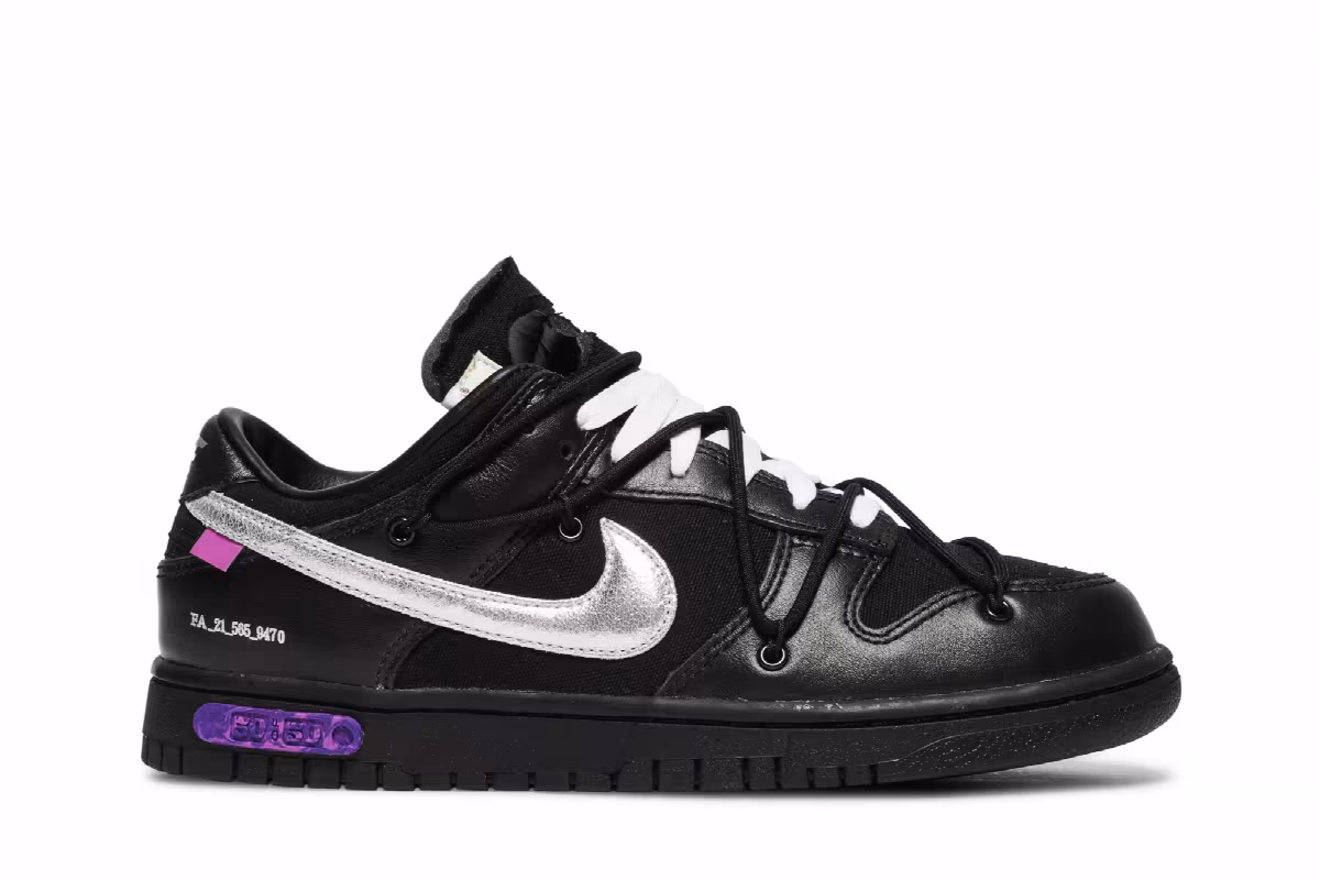 Off-White x Nike Dunk Low Lot 50 of 50, view 2