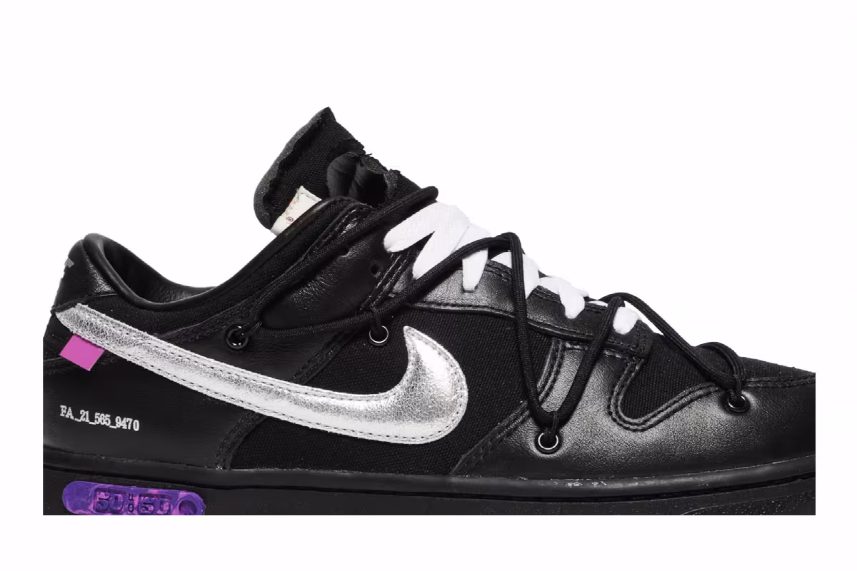 Off-White x Nike Dunk Low Lot 50 of 50, view 3