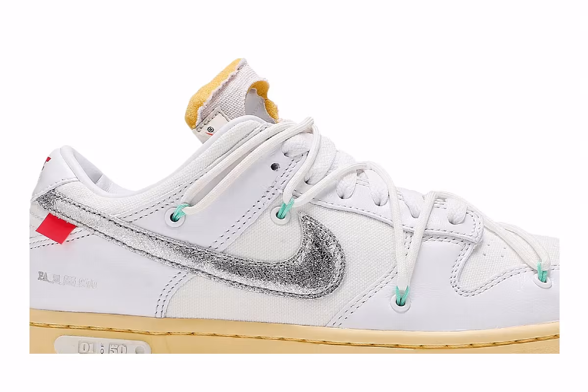 Off-White x Nike Dunk Low Lot 01 of 50, view 3