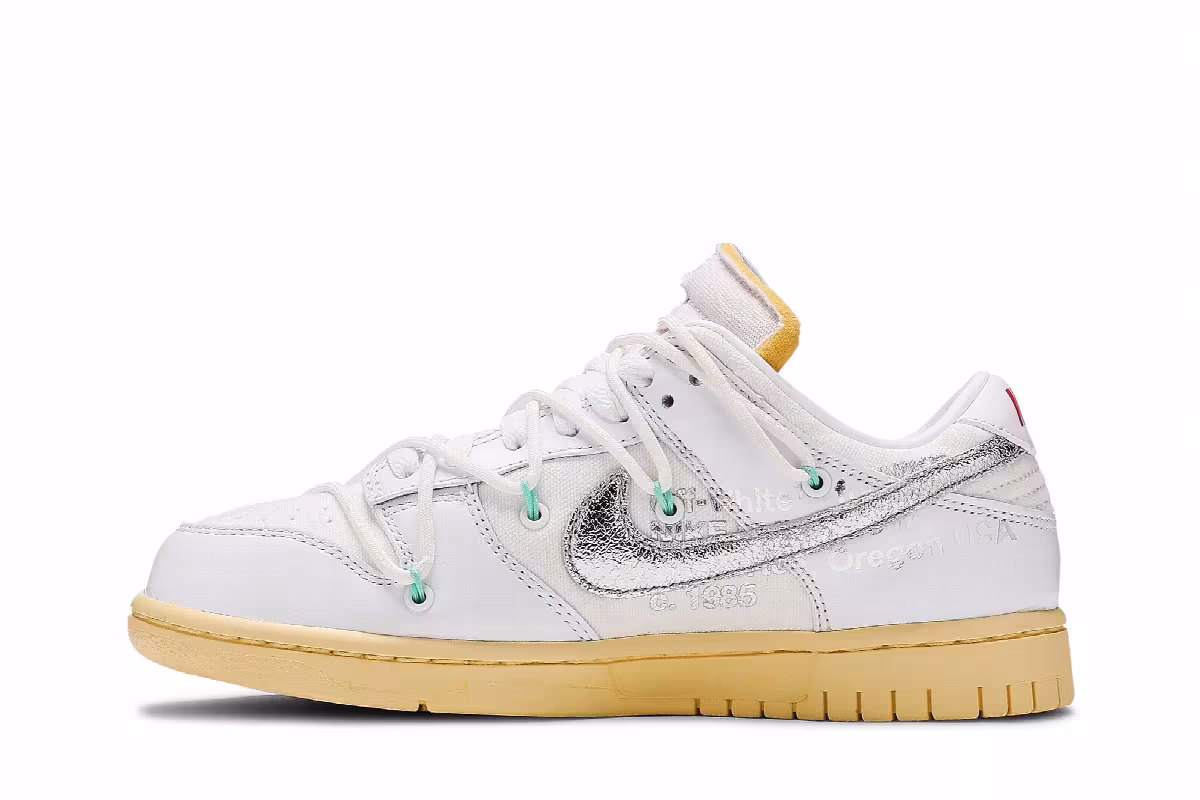 Off-White x Nike Dunk Low Lot 01 of 50, view 4