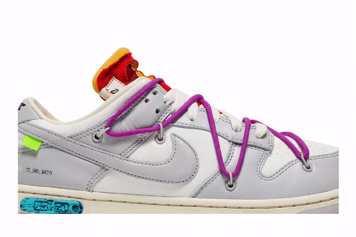 Off-White x Nike Dunk Low Lot 45 of 50, view 3