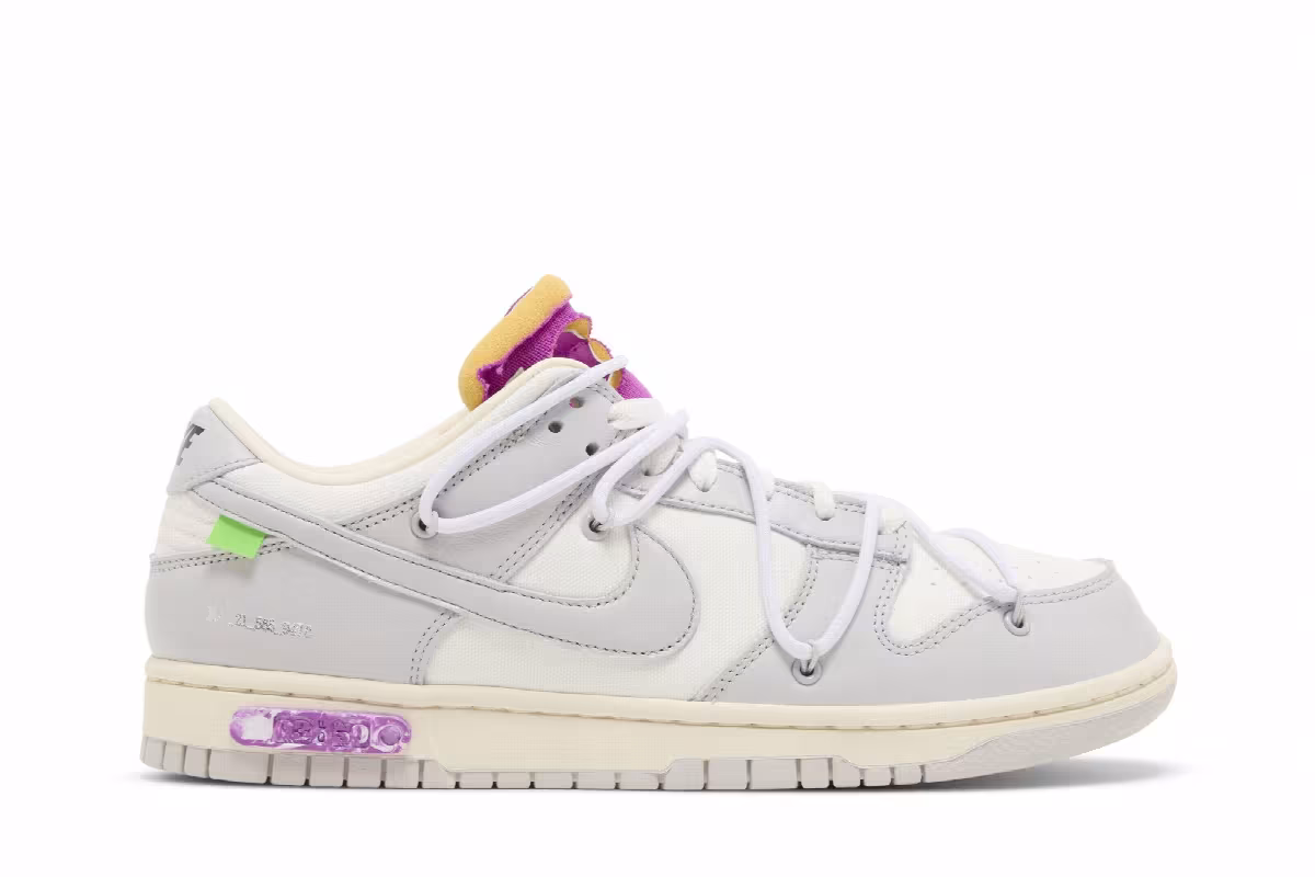 Off-White x Nike Dunk Low Lot 03 of 50, view 2