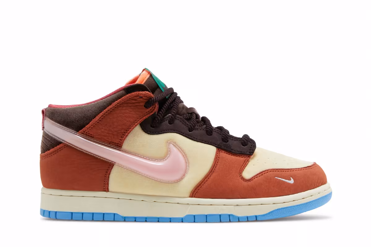Men's Social Status x Nike Dunk Mid Chocolate Milk, view 2