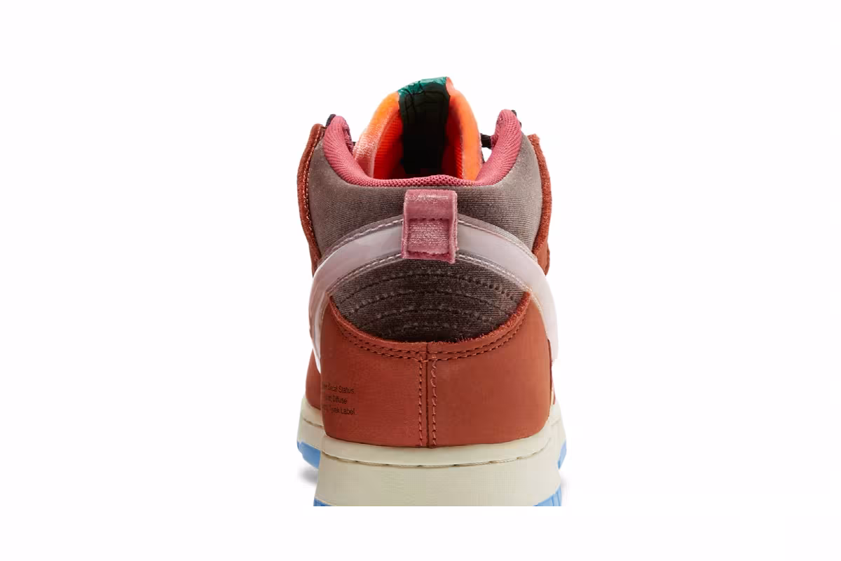 Men's Social Status x Nike Dunk Mid Chocolate Milk, view 8