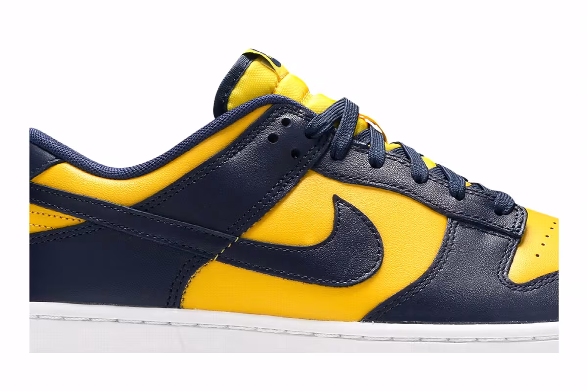 Nike Dunk Low Michigan 2021, view 3