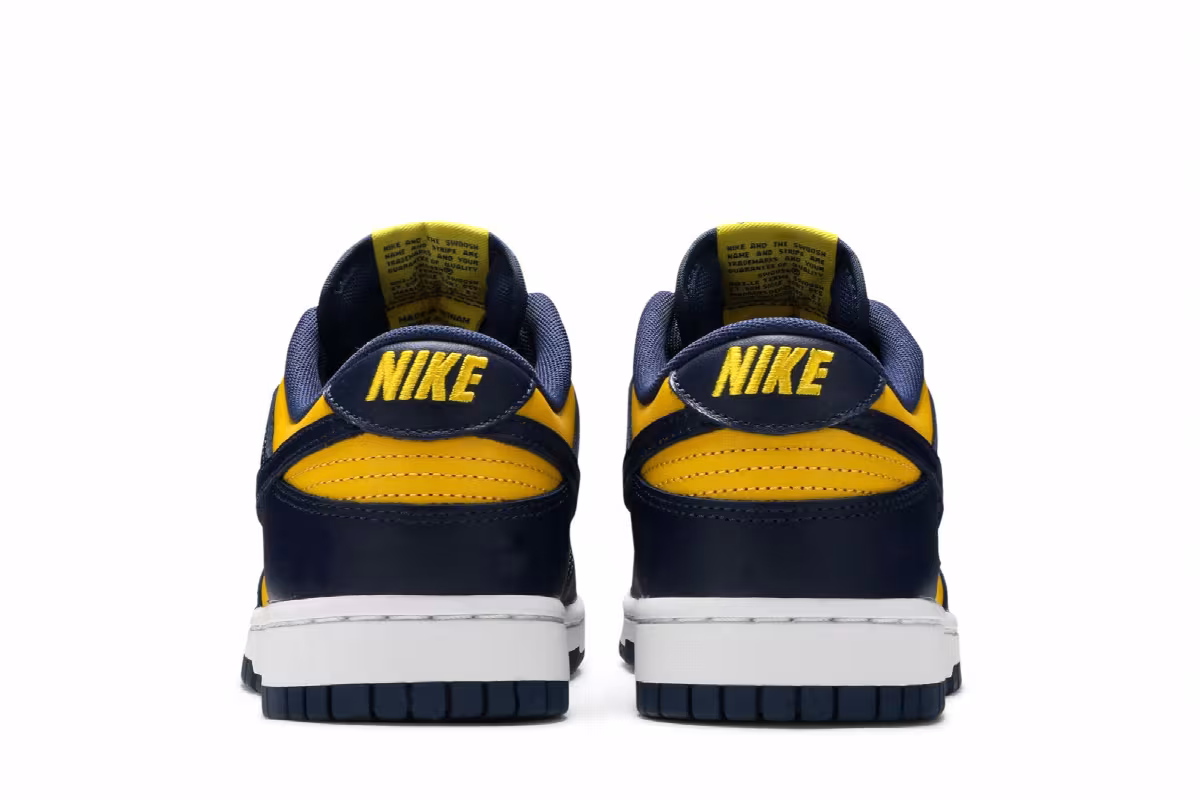 Nike Dunk Low Michigan 2021, view 7