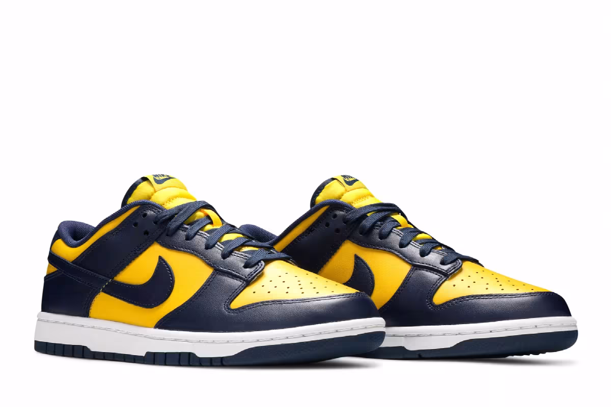 Nike Dunk Low Michigan 2021, view 9
